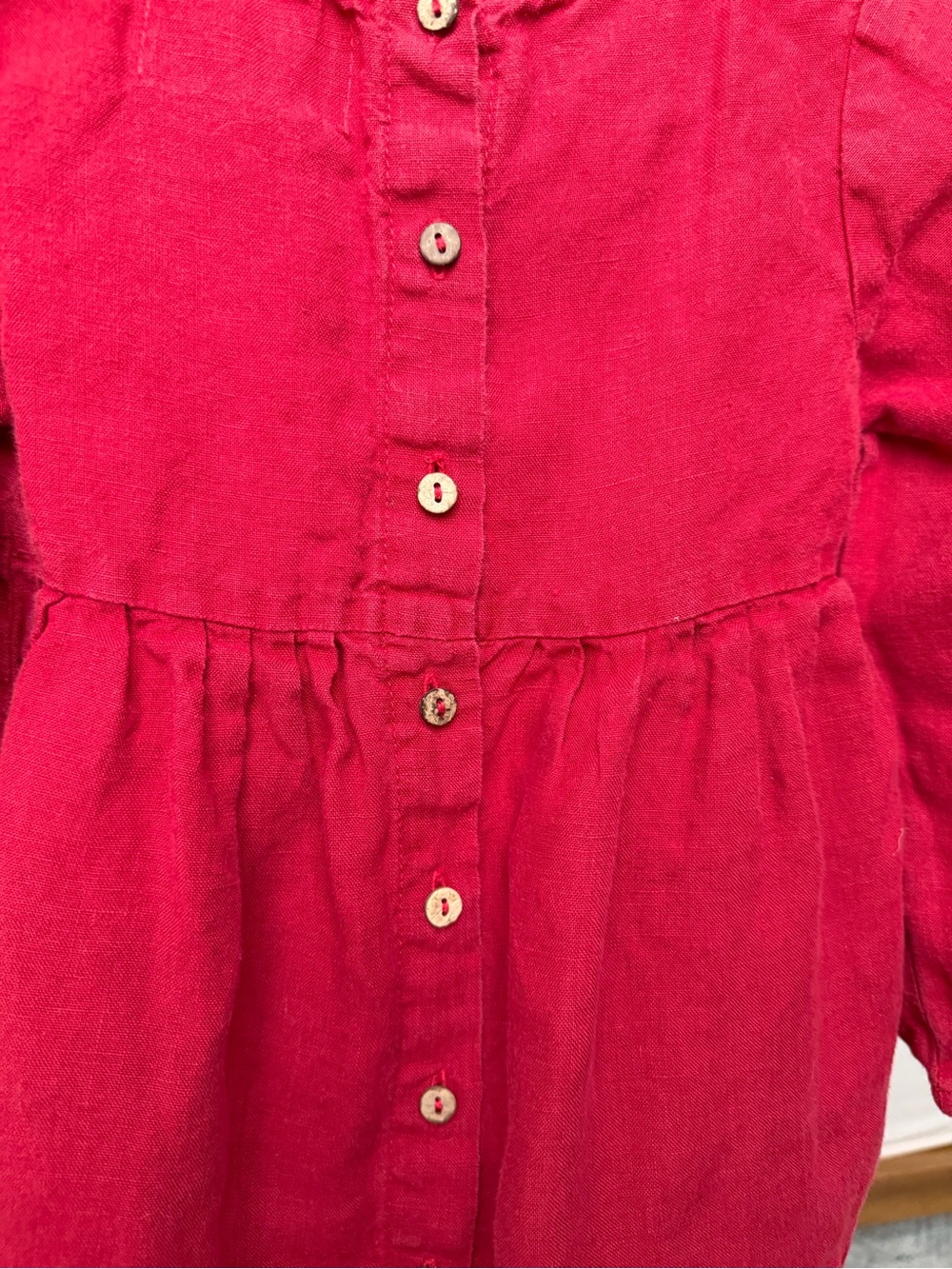 La Petite Alice Linen Dress 2-3Y - Picture 3 of 6